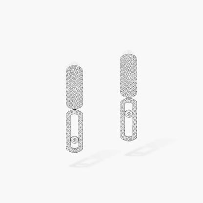 [LUCKY LOVE]Imperial Move SM Diamond Earrings