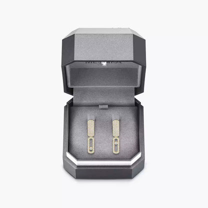 [LUCKY LOVE]Imperial Move SM Diamond Earrings
