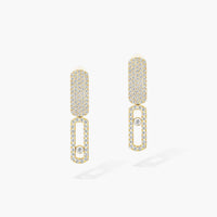 [LUCKY LOVE]Imperial Move SM Diamond Earrings