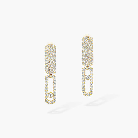 [LUCKY LOVE]Imperial Move SM Diamond Earrings
