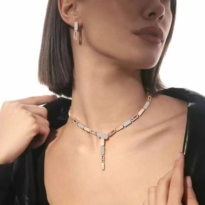 [LUCKY LOVE]Imperial Move SM Diamond Earrings