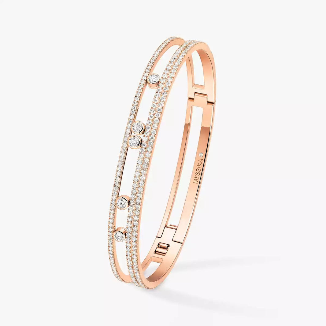 [LUCKY LOVE]Move Romane pavé bangle