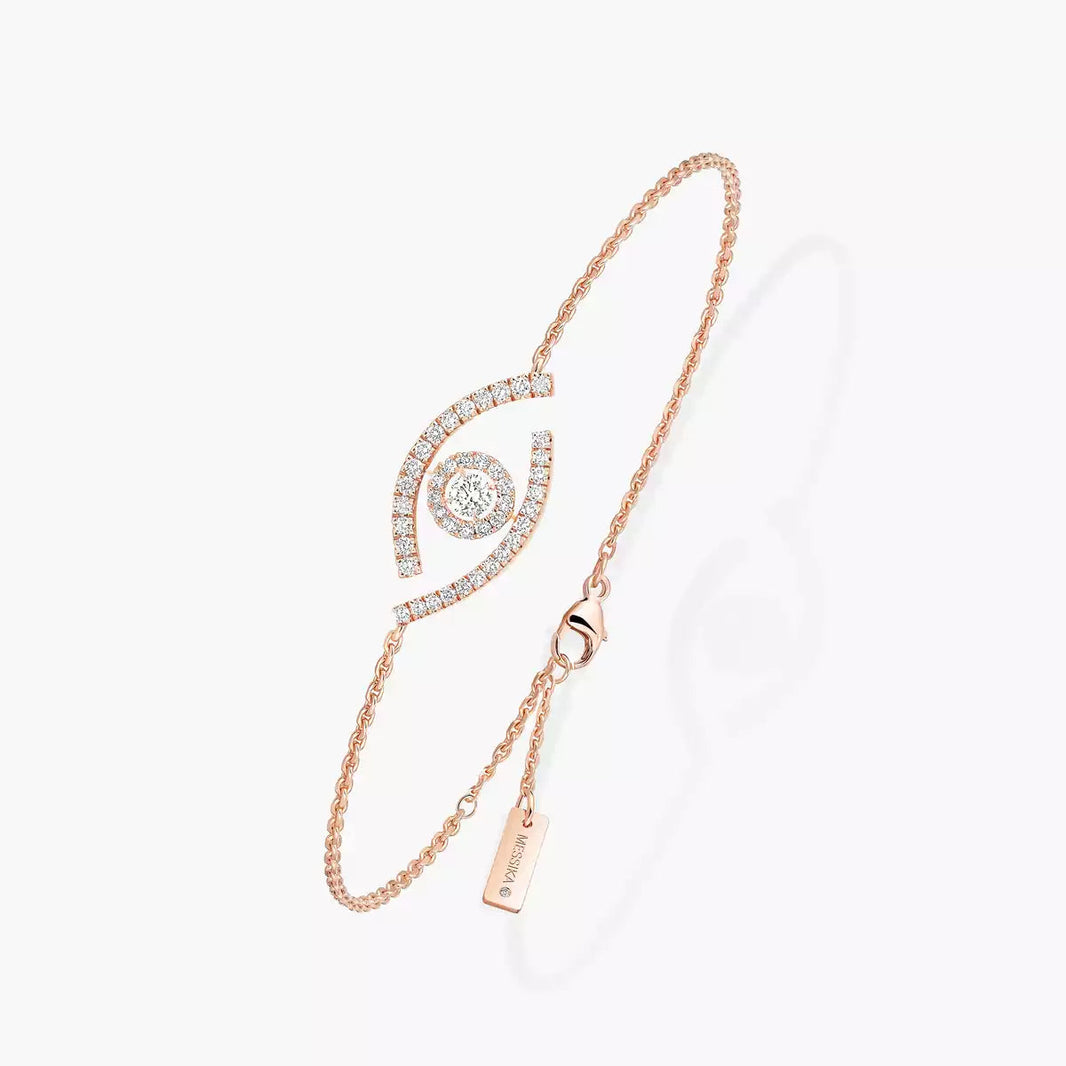 [LUCKY LOVE]Lucky Eye Pave-Set Diamond Bracelet