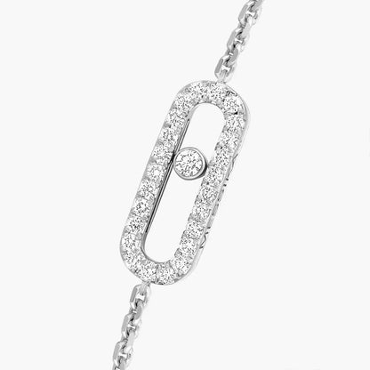 [LUCKY LOVE]Move Uno Diamond Bracelet