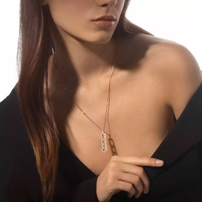 [LUCKY LOVE]Diamond Necklace Move 10Th