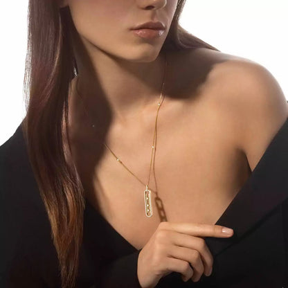 [LUCKY LOVE]Diamond Necklace Move 10Th