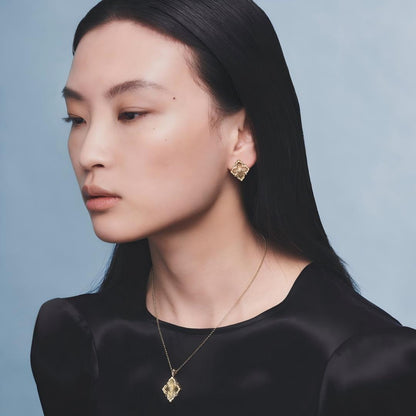 [LUCKY LOVE]OPERA TULLE ENAMEL NECKLACE