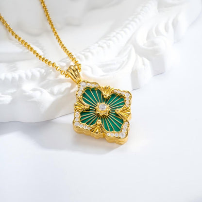 [LUCKY LOVE]OPERA TULLE ENAMEL NECKLACE