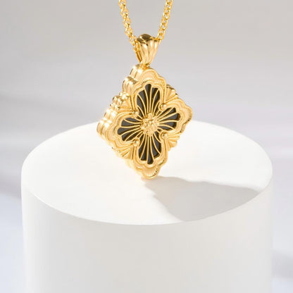 [LUCKY LOVE]OPERA TULLE ENAMEL NECKLACE
