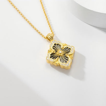 [LUCKY LOVE]OPERA TULLE ENAMEL NECKLACE