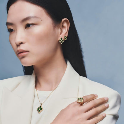 [LUCKY LOVE]OPERA TULLE ENAMEL NECKLACE