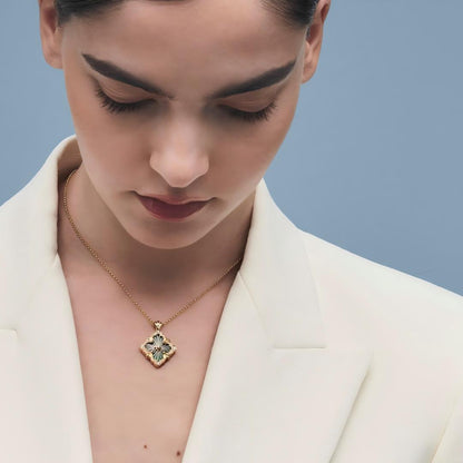 [LUCKY LOVE]OPERA TULLE ENAMEL NECKLACE