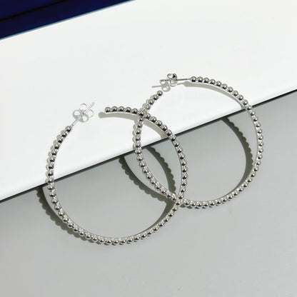 [LUCKY LOVE] SMOOTH BEAD STUD EARRINGS