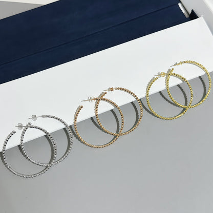 [LUCKY LOVE] SMOOTH BEAD STUD EARRINGS