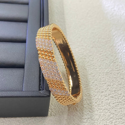 [LUCKY LOVE]  FIVE-ROW DIAMOND BRACELET