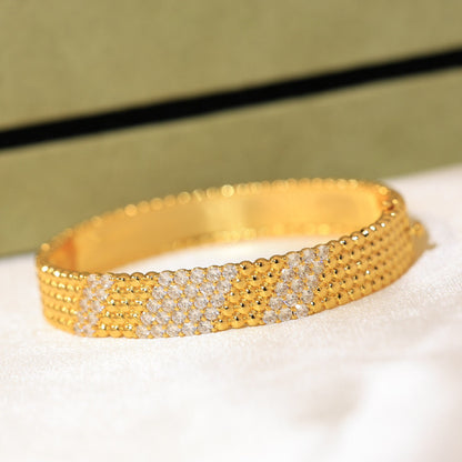 [LUCKY LOVE]  FIVE-ROW DIAMOND BRACELET