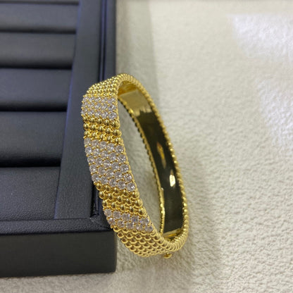 [LUCKY LOVE]  FIVE-ROW DIAMOND BRACELET