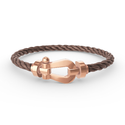 [LUCKY LOVE]FORCE LARGE HORSESHOE NO DIAMOND BRACELET ROSE GOLD