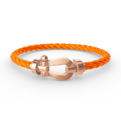 [LUCKY LOVE]FORCE LARGE HORSESHOE NO DIAMOND BRACELET ROSE GOLD