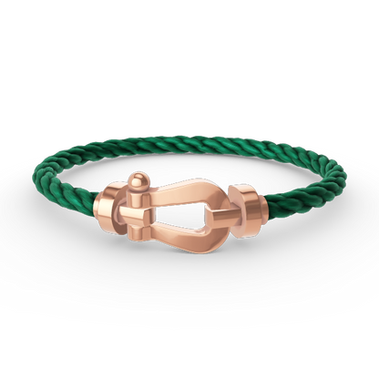 [LUCKY LOVE]FORCE LARGE HORSESHOE NO DIAMOND BRACELET ROSE GOLD