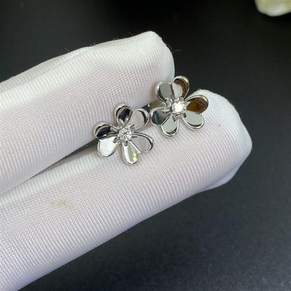 [LUCKY LOVE]FRIVOLE MINI SILVER FLOWER EARRINGS