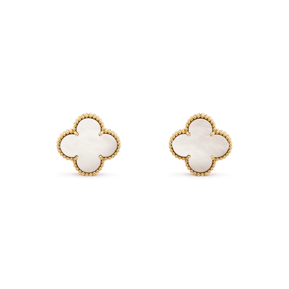 [LUCKY LOVE]CLOVER MINI GOLD EARRINGS