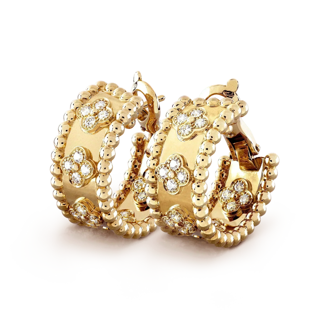 [LUCKY LOVE]PERLEE DIAMOND EARRINGS