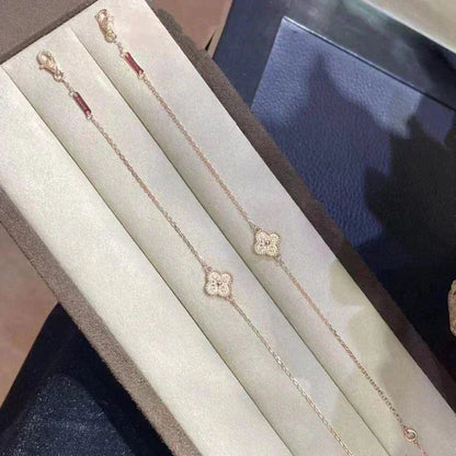 [LUCKY LOVE]CLOVER SINGLE FLOWER BRACELET