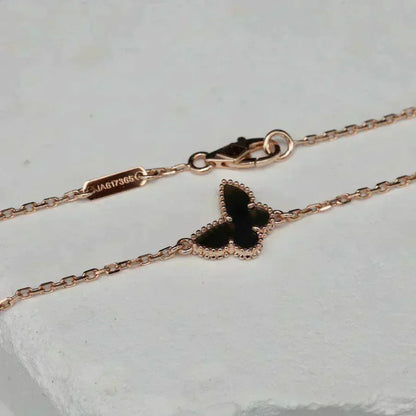 [LUCKY LOVE]BUTTERFLY ONYX  BUTTERFLY BRACELET
