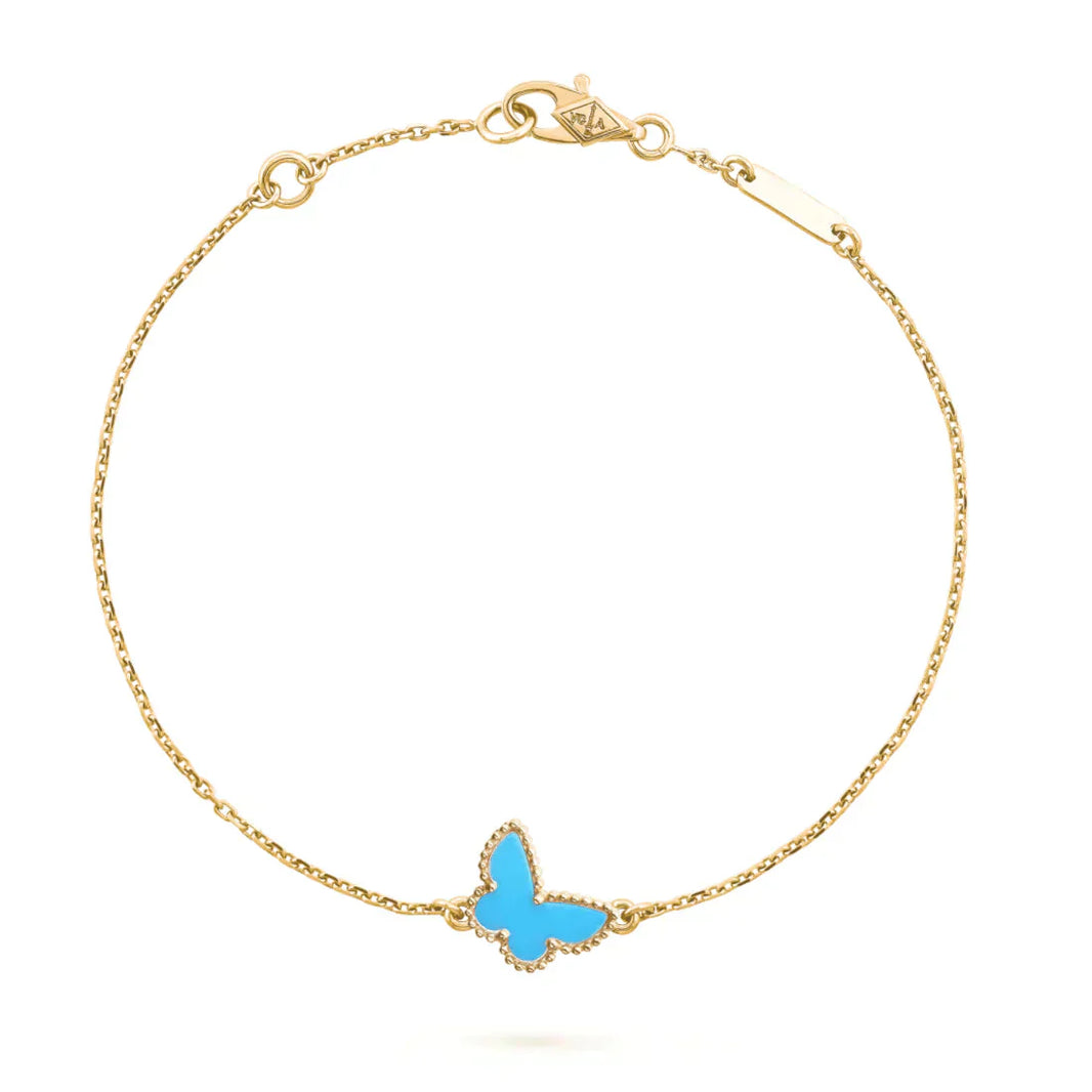 [LUCKY LOVE]BUTTERFLY TURQUOISE BUTTERFLY BRACELET