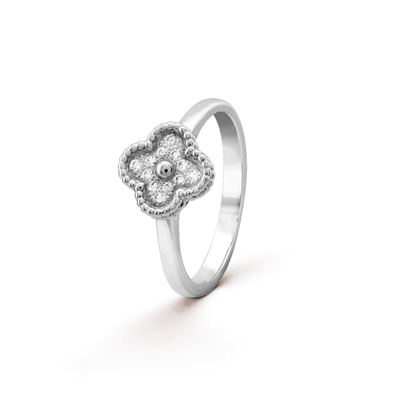 [LUCKY LOVE]CLOVER DIAMOND RING