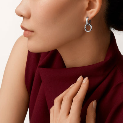 [LUCKY LOVE]LOVE 3.3MM DANGLE EARRINGS